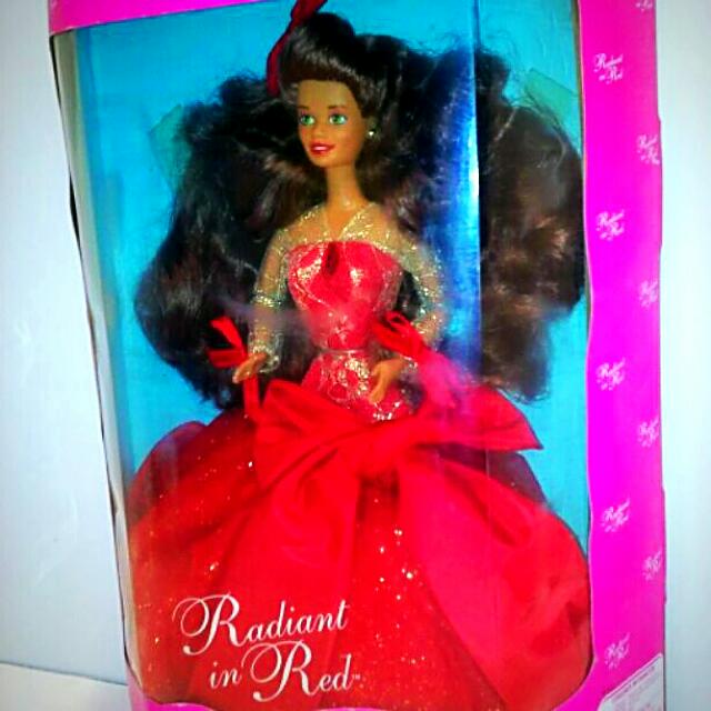 radiant in red barbie