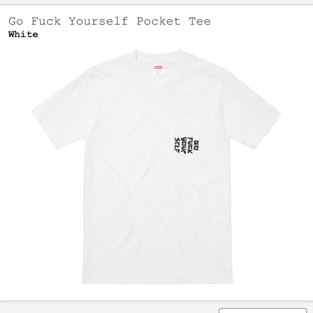 supreme go f yourself shirt