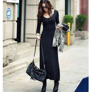 Casual hot sale long dress