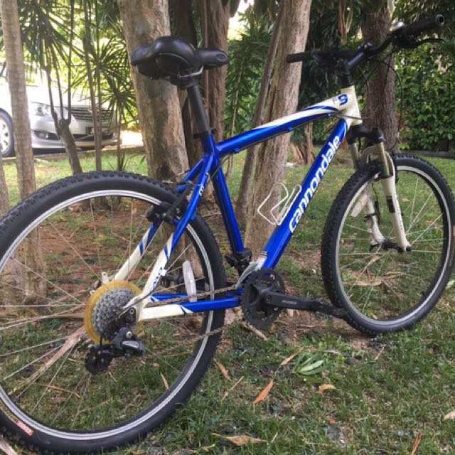 2 Cannondale Mountain Bikes F9 Large Frames Sports Equipment Bicycles Parts Bicycles on Carousell