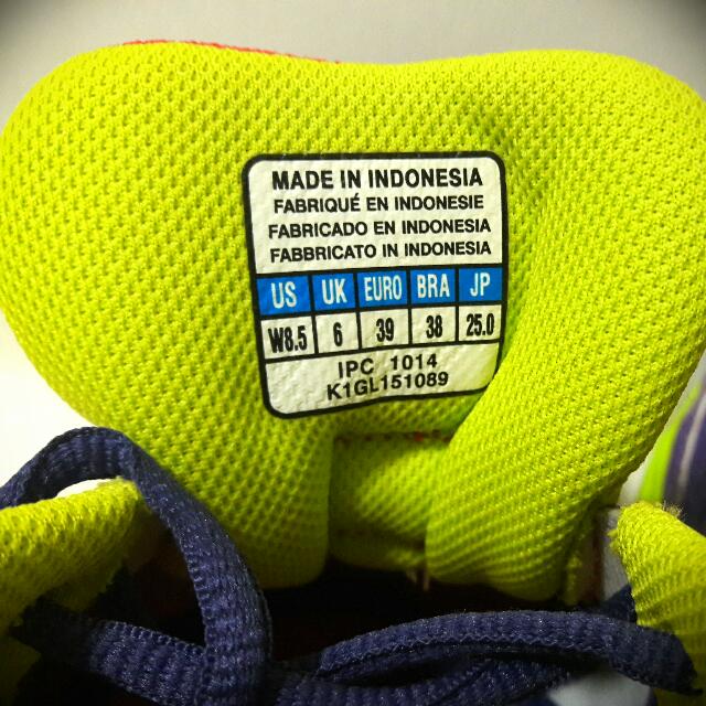 US w8.5 size sepatu Mizuno SR Touch x10