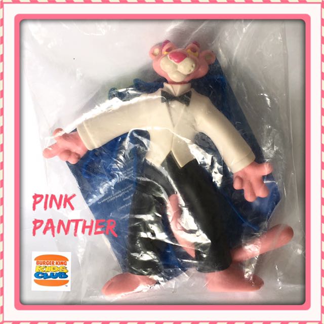 Burger King Kids Club Pink Panther Toy, Hobbies & Toys, Toys & Games on