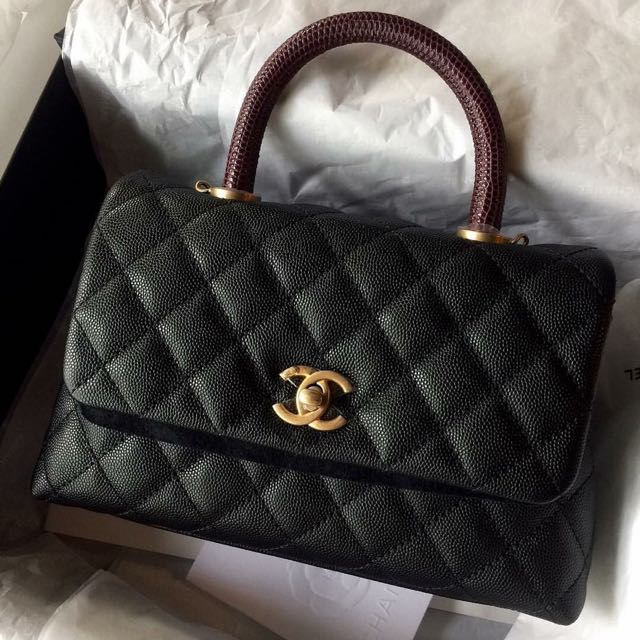 chanel coco handle red