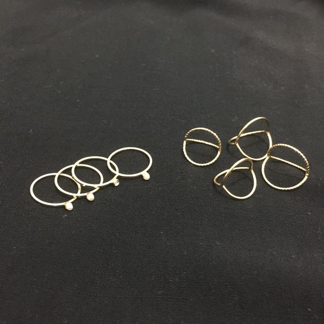H&M Gold Stack Rings (Category: Rings) located in Manila. Submitted by katreena_ (Listing ID 117911849, Image 3). Description: .