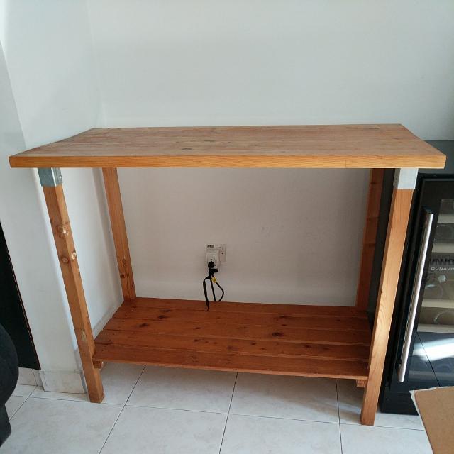 IKEA Arvid Work Bench Bar Table Furniture Home Living Furniture Tables Sets on Carousell