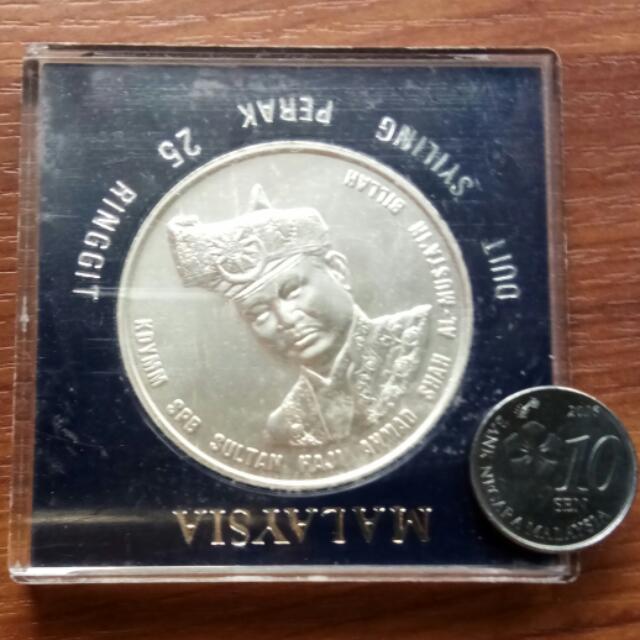 Bnm Silver Coin 25 Ringgit Duit Lama Malaysia 1959 1984 Duit Syiling Perak Kdymm Spb Sultan Haji Ahmad Shah Al Musta In Billah Antiques Currency On Carousell