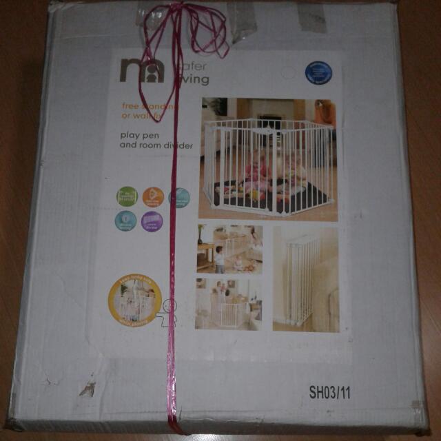 Mothercare playpen and room divider shop