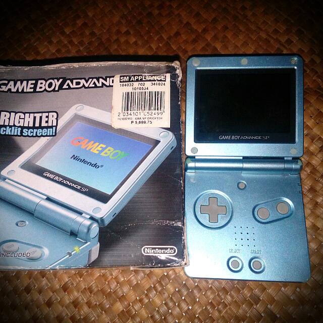 gameboy advance sp new in box