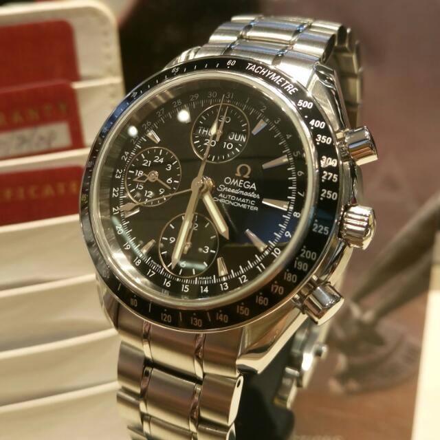 Omega Speedmaster DayDate. 32205000. Date Pointer Rare Model