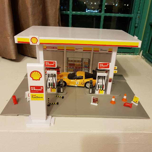 shell gas station toy