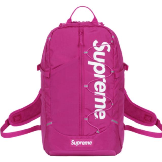 pink supreme bookbag
