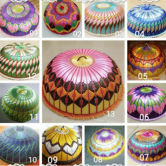 Tudung Saji Anyaman Riben Design Craft Handmade Goods Accessories On Carousell