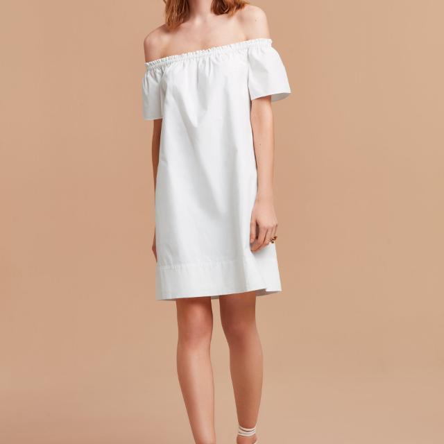 Wilfred off the shoulder dress on sale