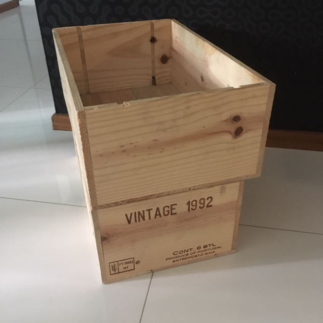 2for 30 Wooden Wine Crates, Furniture & Home Living, Home Decor, Vases