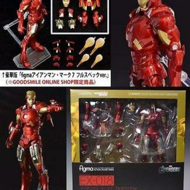 ☆未開封☆ figma EX-018 アイアンマン フルスーツVer. figma EX-018 Iron Man Mark VII Full Spec Ver. Figure Review