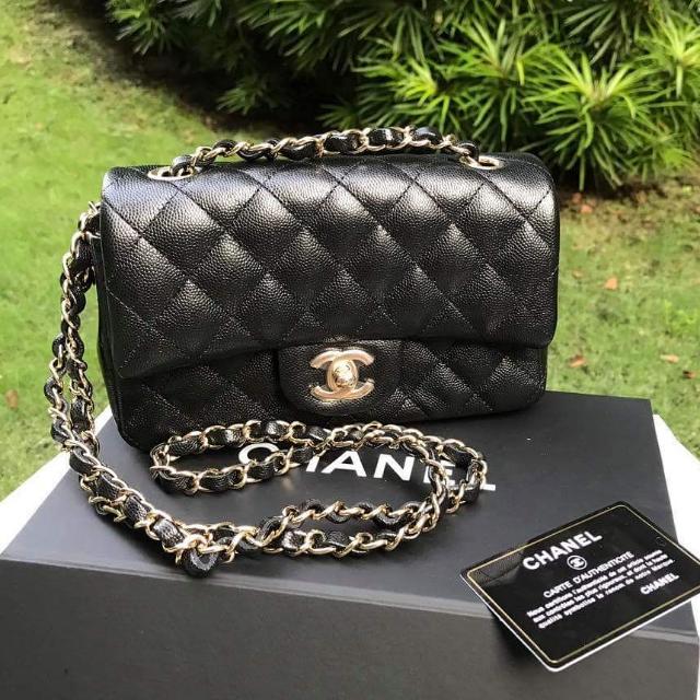 Authentic Chanel Mini Rectangle Flap Bag, Luxury, Bags & Wallets on  Carousell