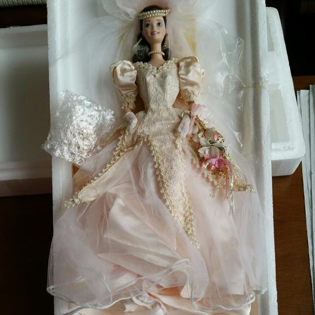blushing orchid bride barbie