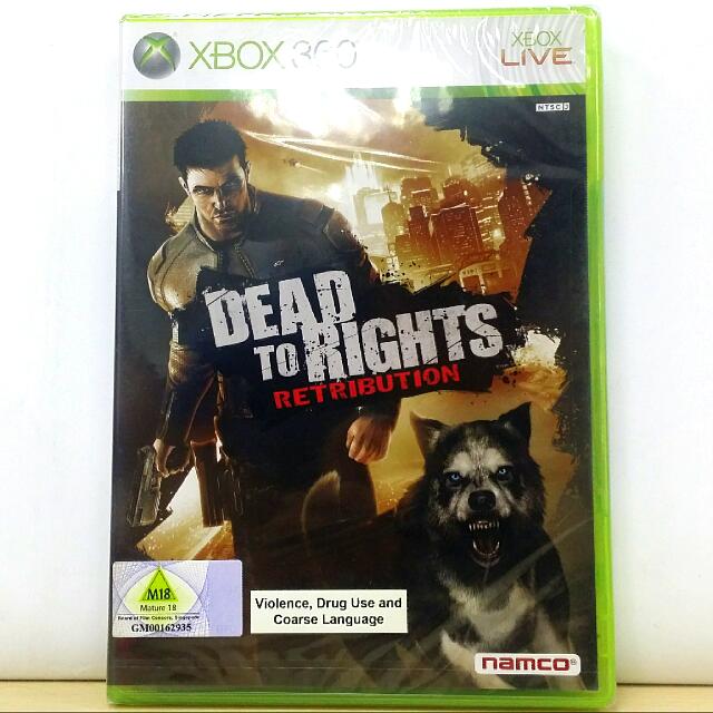 Brand New Xbox 360 Dead To Rights Retribution Ntsc J English Toys Games Video Gaming Video Games On Carousell Brand New Xbox 360 Dead To Rights Retribution Ntsc J English Toys Games Video Gaming Video Games On Carousell