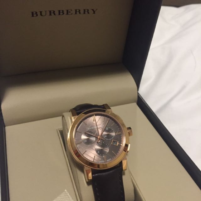 burberry watches for men gold