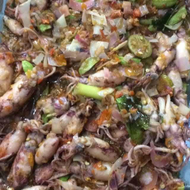 Cumi Kecombrang Pedas Level 5 Makanan Minuman Kue Kue Di Carousell