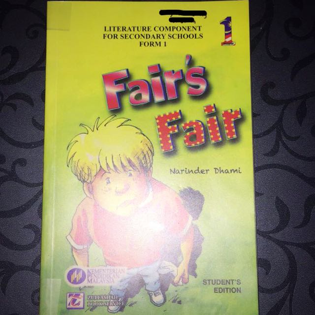 Fair's Fair English Literature Form 1, Hobbies & Toys, Books