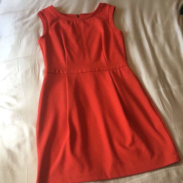 forever new orange dress
