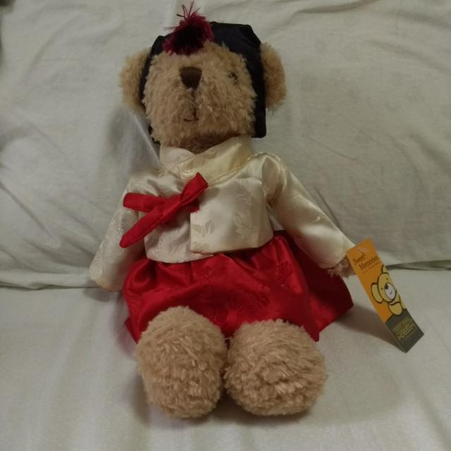 korean bear plush