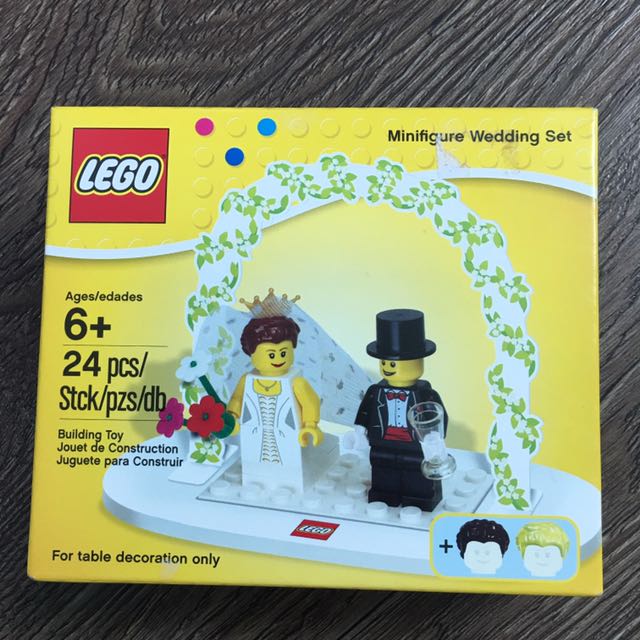 Lego Minifigure Wedding Set 853340 Bride And Groom Table Decor