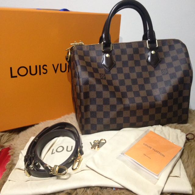 Louis Vuitton Speedy 25 Bandolier, Luxury, Bags & Wallets on Carousell