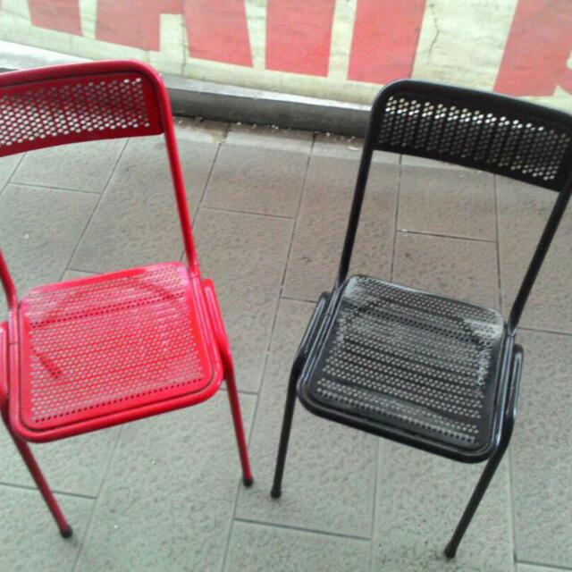 Metal Chair Kerusi Besi, Furniture & Home Living, Furniture, Chairs on