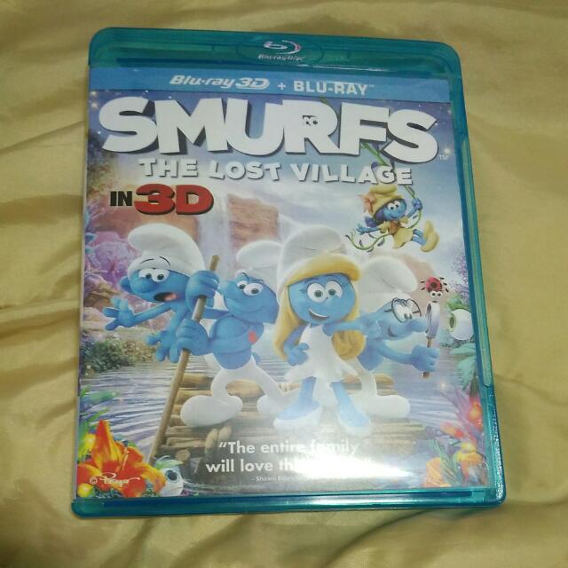 Selling My Smurf Lost Village 3d Blu Ray Only No 2d Blu Ray
