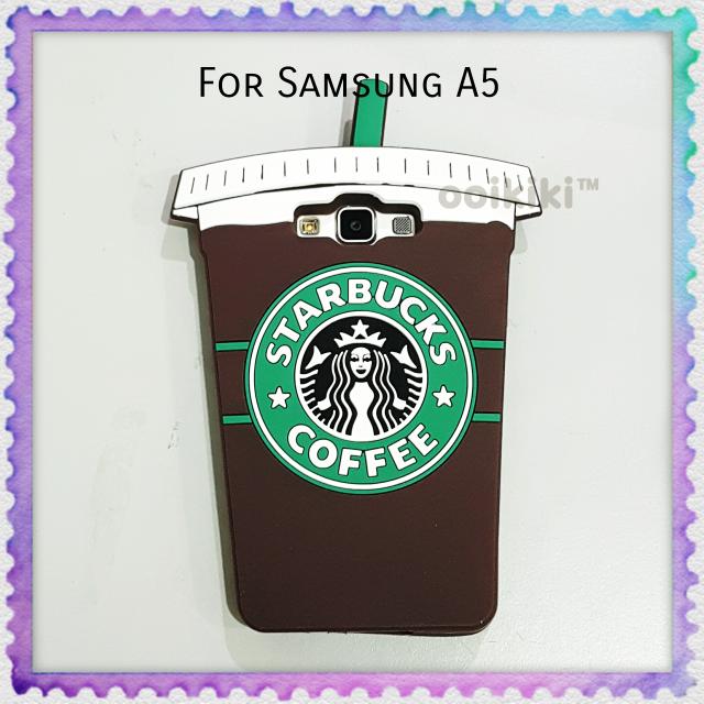 Starbucks Silicone Coffee Samsung A5 Phone Soft Rubber Case Cover Photo