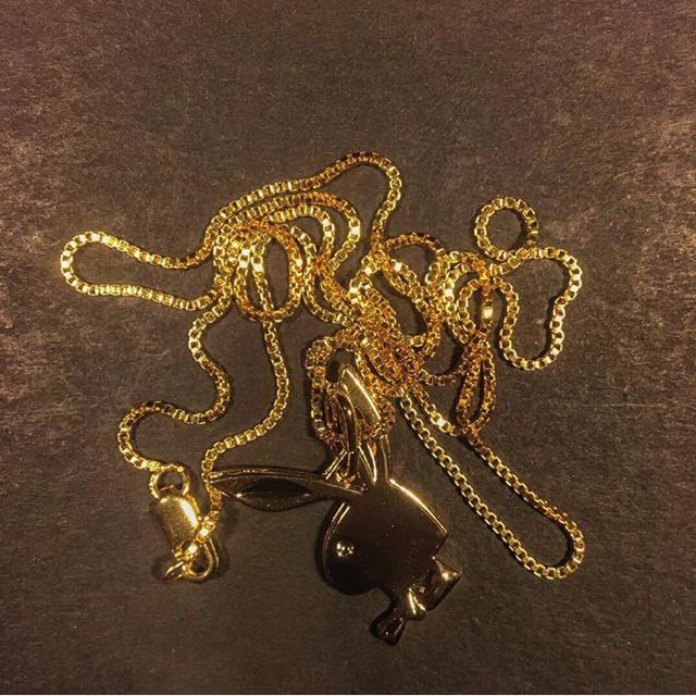 Supreme online playboy necklace