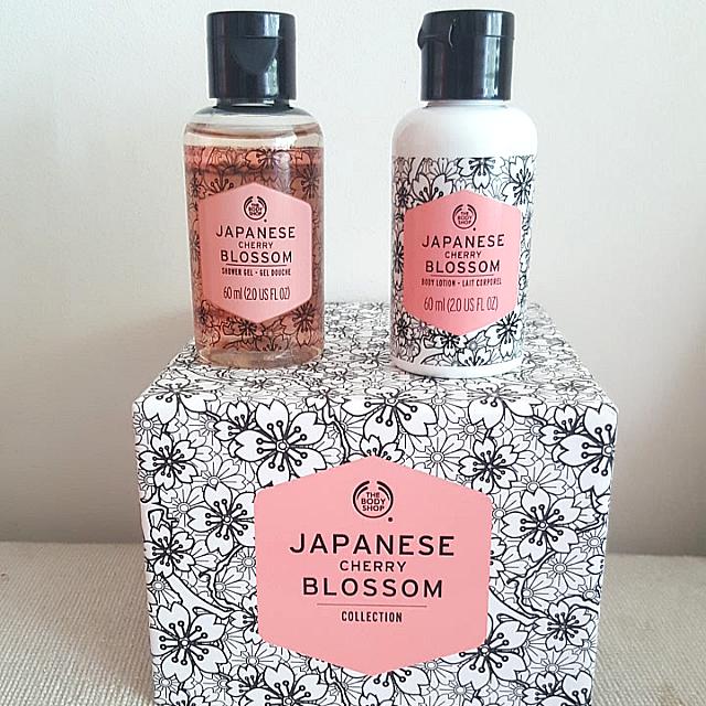 THE BODY SHOP JAPANESE CHERRY BLOSSOM GIFT SET, Beauty & Personal Care