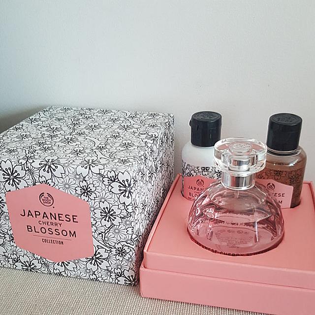 THE BODY SHOP JAPANESE CHERRY BLOSSOM GIFT SET, Beauty & Personal Care