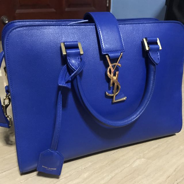 ysl royal blue bag