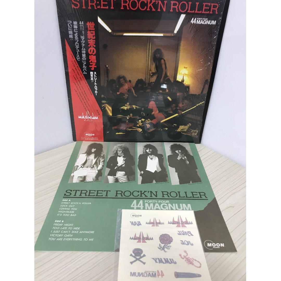 Vinyl Album LP Record 44 Magnum* ‎– Street Rock'N Roller JP press  vinyl/Lp, Hobbies  Toys, Music  Media, Vinyls on Carousell