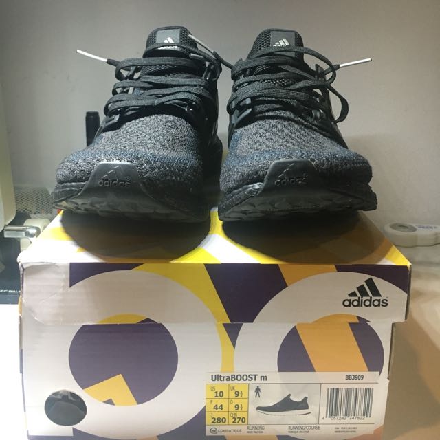 Adidas ultra boost core black 2.0 custom Men s Fashion Footwear Sneakers on Carousell