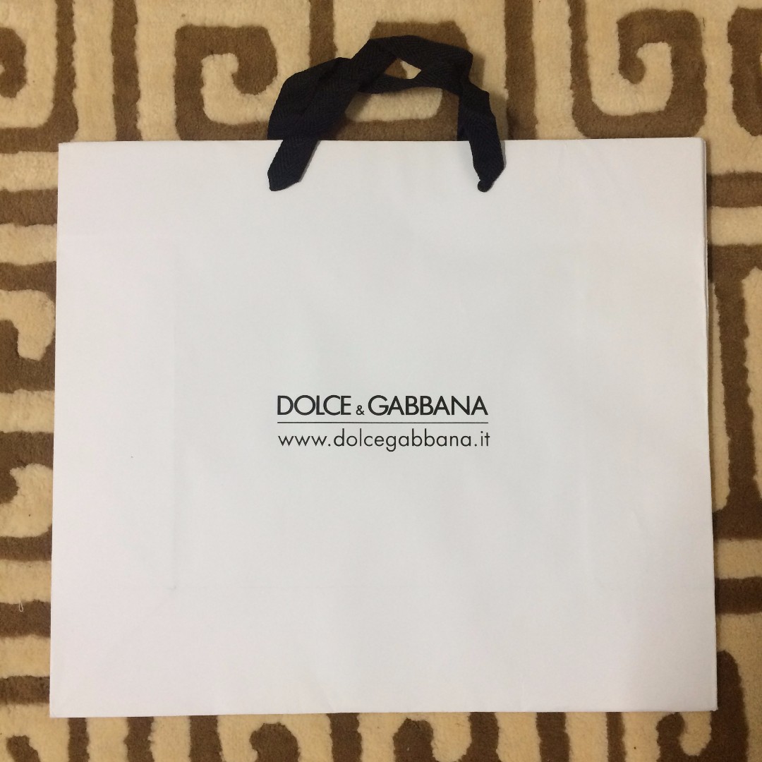 DOLCE & GABBANA PAPER BAG, Everything Else, Others on Carousell
