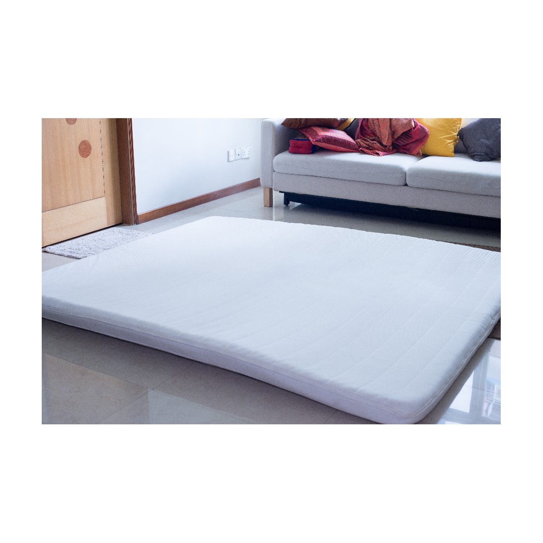 Ikea King Size Soft Foldable Mattress, Fold Up King Size Bed
