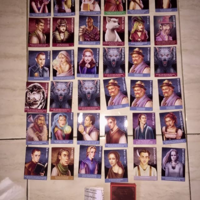 Kartu Werewolf Lengkap Berkas Sekolah