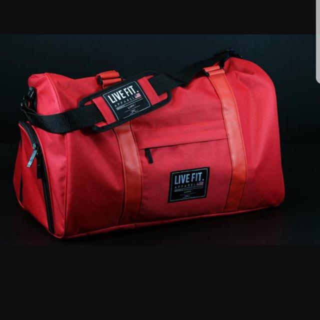 LVFT Red Gym Bag