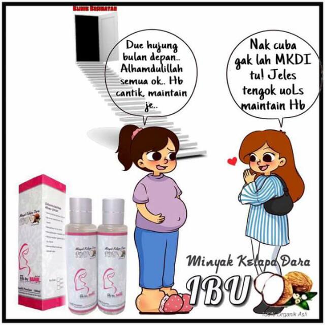 Minyak Kelapa Dara Ibu Health Beauty Skin Bath Body On Carousell