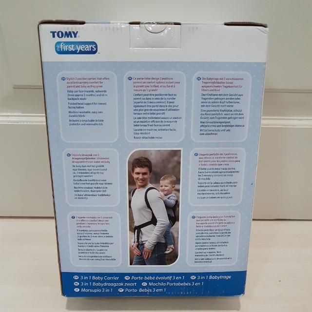 tomy 3 in 1 baby carrier