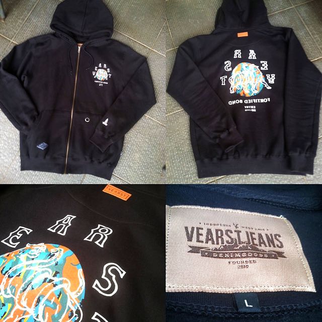 Vearst Jeans Hoodie Fesyen Pria Pakaian di Carousell
