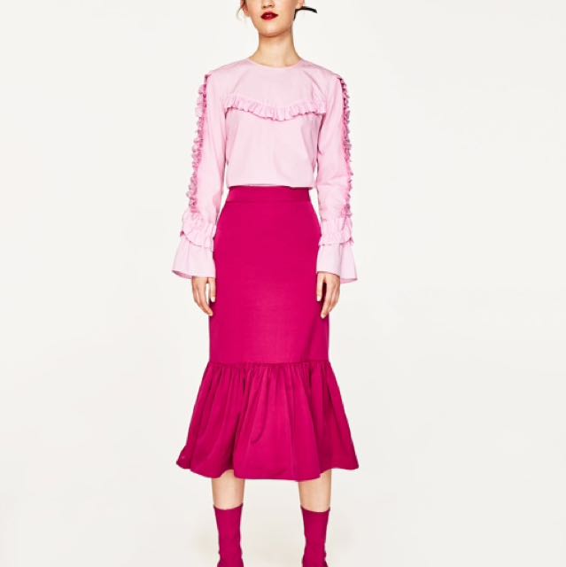 Fishtail deals skirt zara