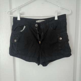 Bluenotes High-waisted Black Shorts
