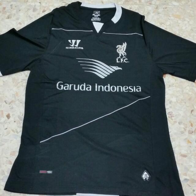 liverpool training top black