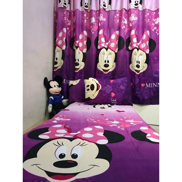 5in1 Minnie Mouse Bedsheet On Carousell