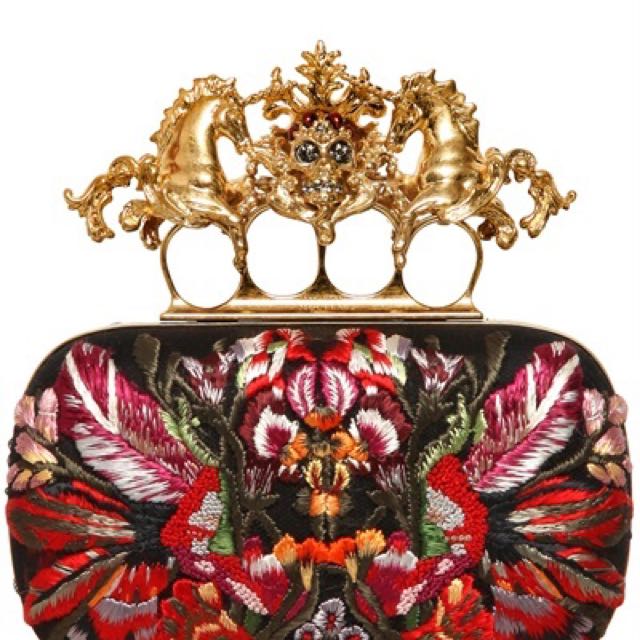 Alexander mcqueen online knuckle bag
